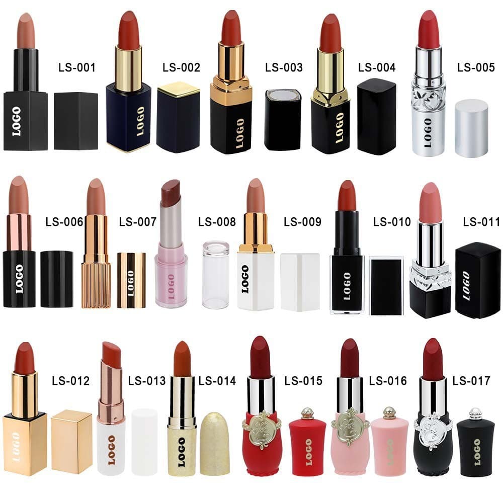 Cross-border Trade No Logo Lipstick Long-lasting Non-fading Non-stick Cup Waterproof Smudge-proof Matte Velvet Lipstick