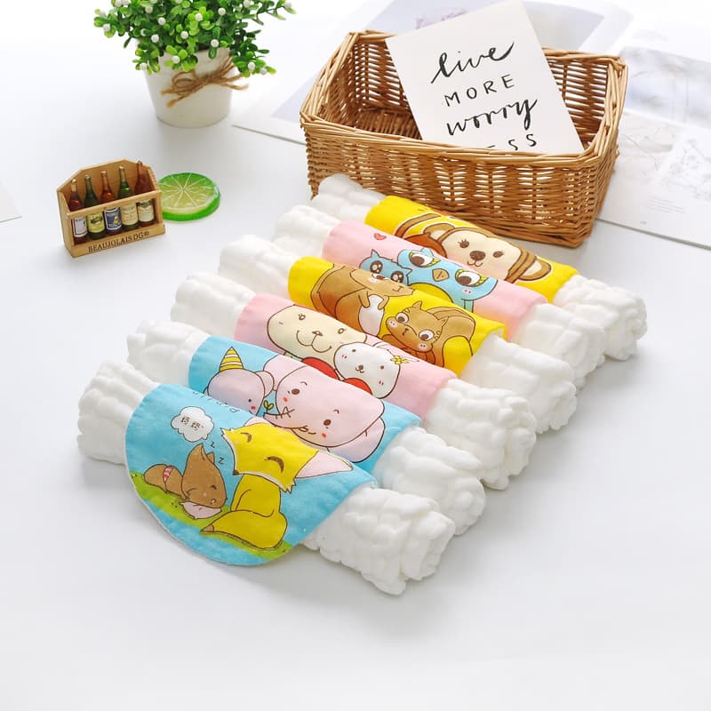 Sweat-absorbing towel children pure cotton kindergarten baby sweat barrier back pad towel medium/large size all-cotton unisex kids sweat towel