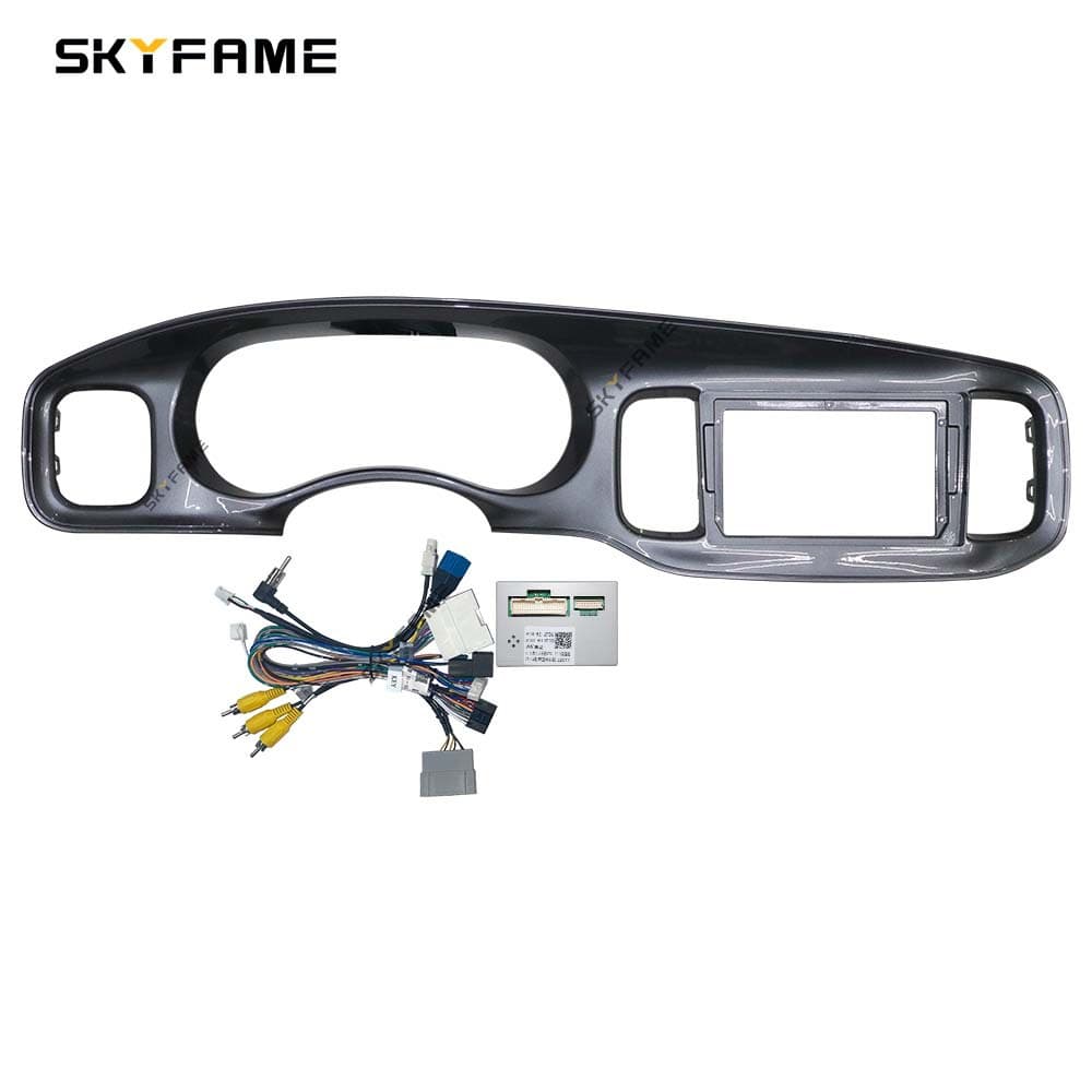 SKYFAME Versatile Trim Frame for 11-14 Dodge Charger Challenger Modified Navigation Bezel
