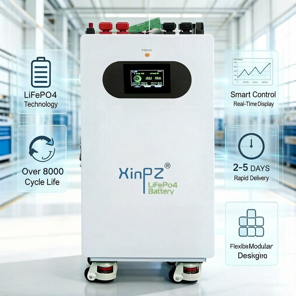 Lithium Iron Phosphate Battery Pack 16KW Home Energy Storage Solar Battery Pack PACK 51.2V314Ah