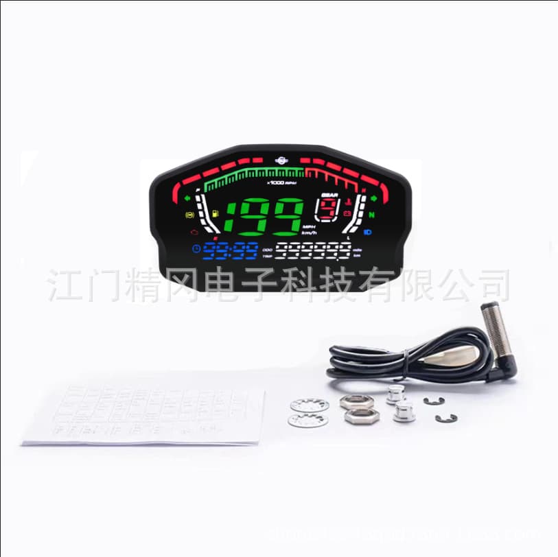 Export Hot Selling Conversion Digital Display Gauge Voltage Tachometer Odometer LED Digital Display Gauge New Product
