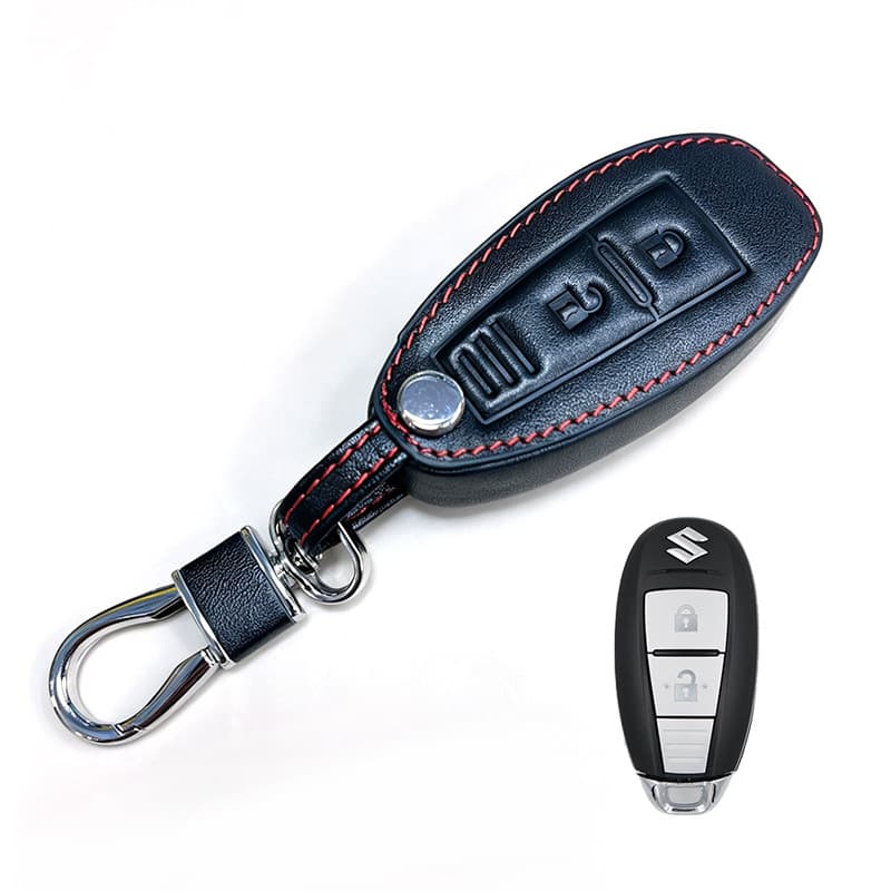 Genuine Leather Key Case Cover for Chang'an Suzuki Vitara, S-Cross, X-Trail Key Protector