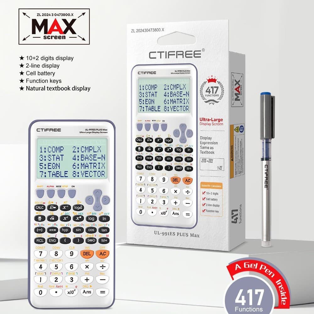 Cross-border foreign trade hot product fx991ESPLUS scientific calculator function calculator 417 function student calculator