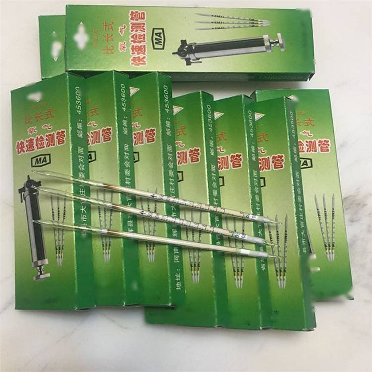 Gas Detection Tube, Mining Length-of-Stain Gas O2 Detection Tube, 21% Rapid Oxygen Detection Tube