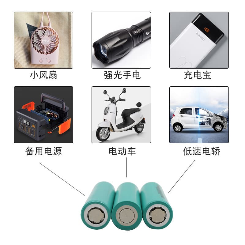 18650 Lithium Battery High Capacity Tricycle 12V Ternary Lithium Battery Small Fan Rechargeable Battery 18650 Cells