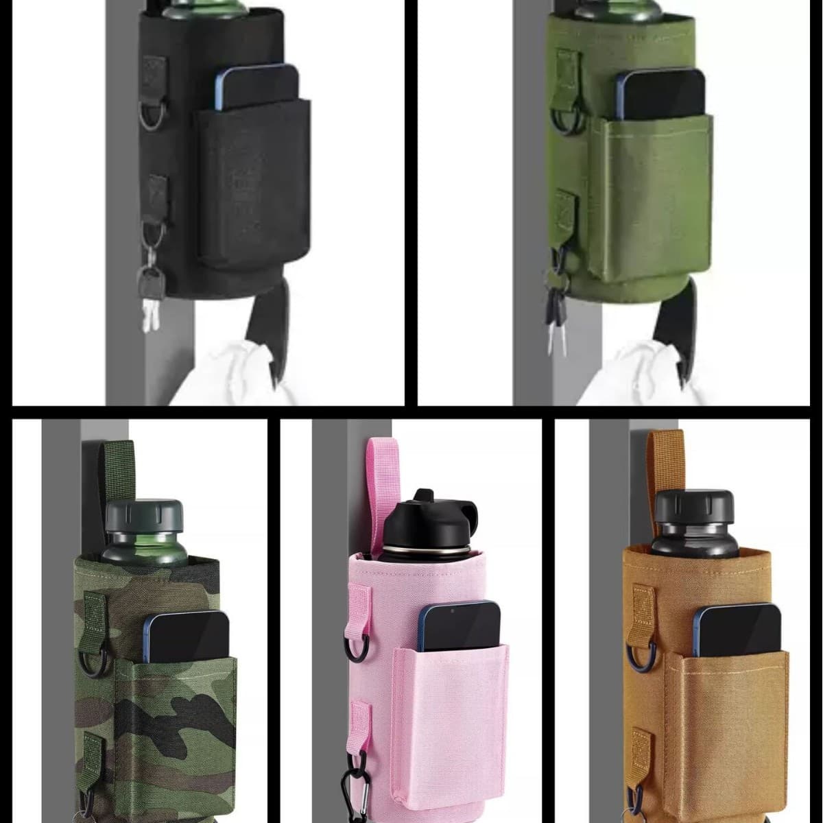 Cross-border spot cross-border magnet water bottle cover, magnetic water bottle bag, gym water bottle bag, sports water bottle bag