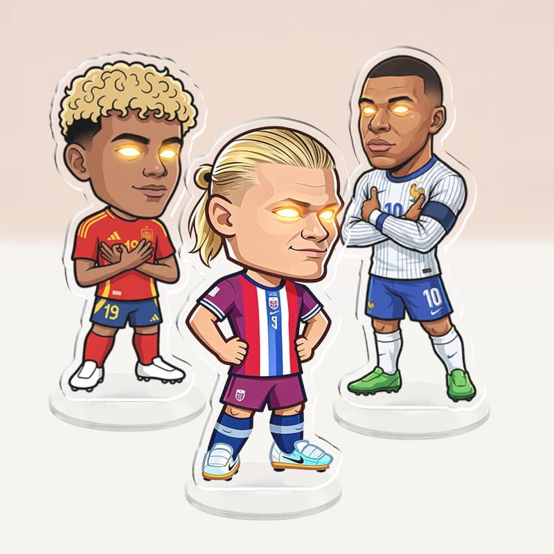 2026 FIFA World Cup USA-Canada-Mexico Merchandise Yamal Haaland Mbappe Football Acrylic Standee Figurine Collectible