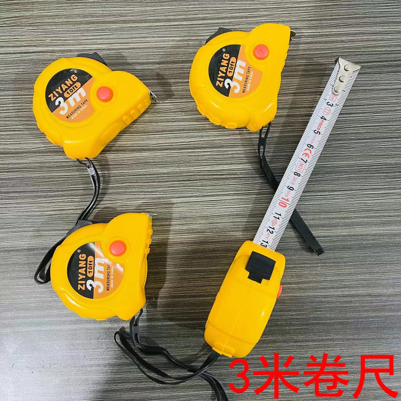 Measuring tape, 3-meter tape measure, high-precision steel tape measure, steel ruler, measuring tool, 2 yuan wholesale.