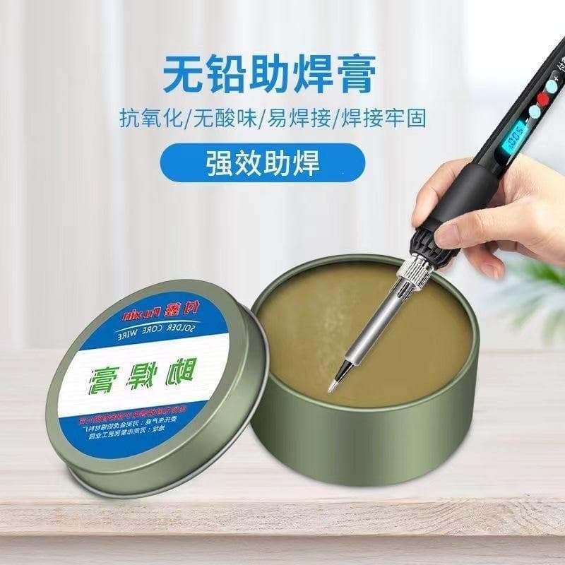 Solder Paste Flux Rosin Flux Strong Tinning No-Clean Rosin Welding Acid-Free Halogen-Free Yellow Solder Oil