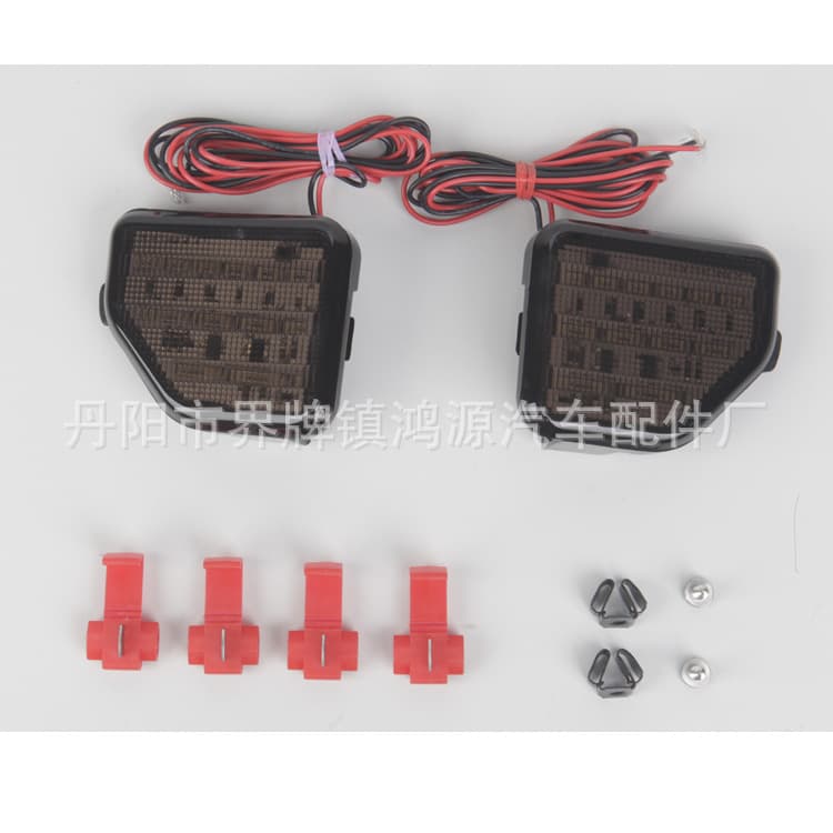 Suitable for JEEP Wrangler JL rear bumper light JL modification accessories LED rear bumper light JL blackened rear bumper light