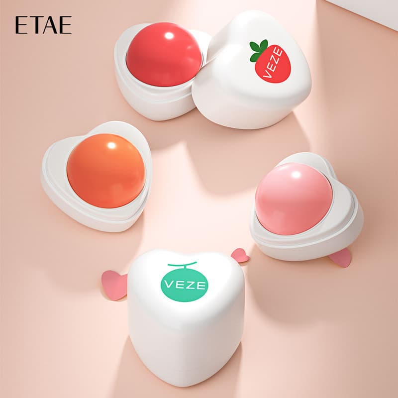 Fanzhen Colorful Fruit Flavor Lip Balm Hydrating, Moisturizing, Lip Care Compact Portable Lip Balm Wholesale