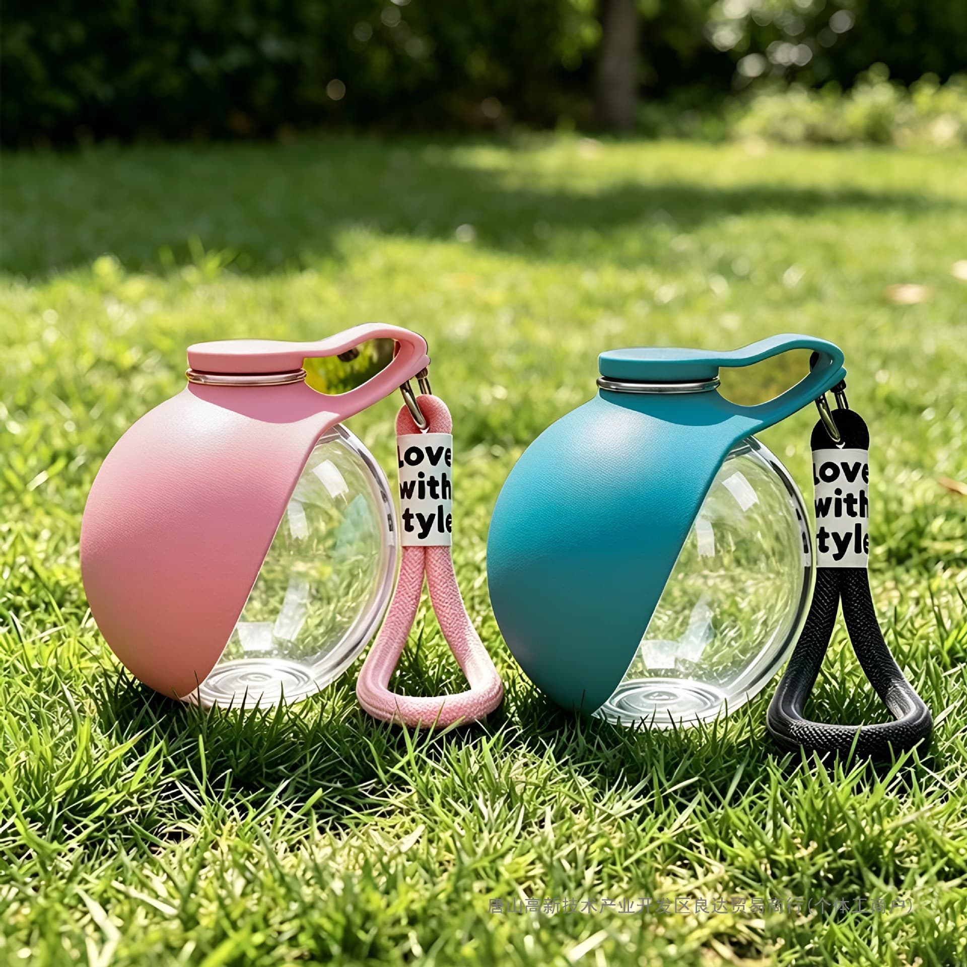 Pet Supplies Dog Outdoor Portable Drinking Bottle Foldable Portable Cup Spherical Drinking Fountain Pet Drinking Bottle