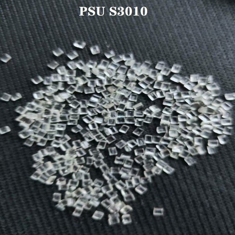 PSU S3010 Polysulfone Resin High Temperature Resistant High Toughness Impact Resistant Hydrolysis Resistant Food Medical Grade Plastic Products