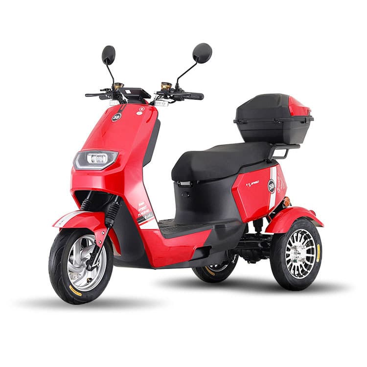 72V Electric Tricycle for Mountain, Adults, Seniors, and Child Pickup - Home Leisure Ladies Small Three-Wheeled Motorcycle