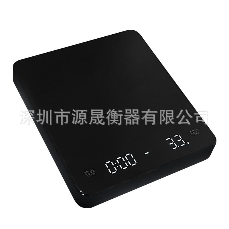 Pour-over Coffee Scale, USB Rechargeable Electronic Scale, Smart with Timer and Unit Conversion, Kitchen Food Weighing Scale