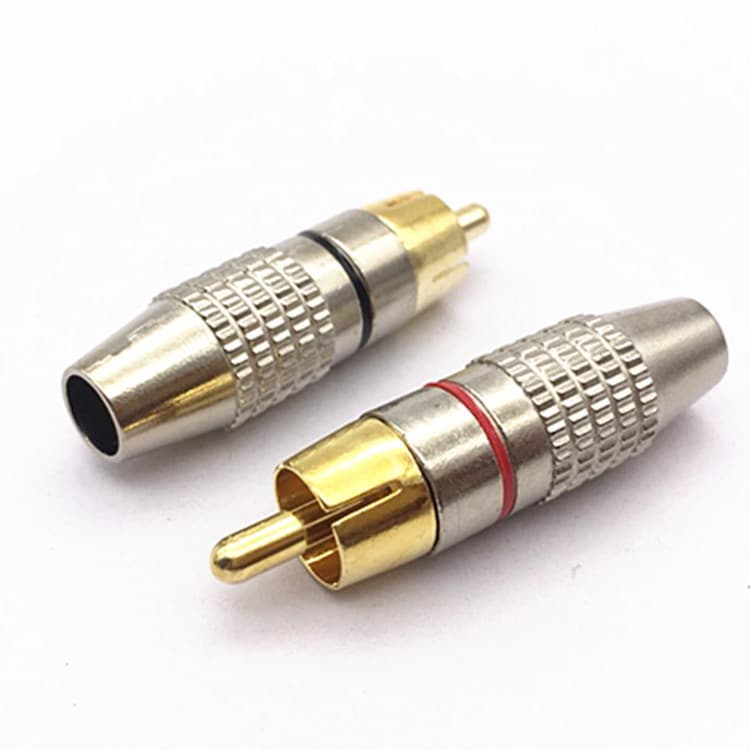 270RCA solderless lotus connector, AV plug, video connector, audio connector, RCA plug.