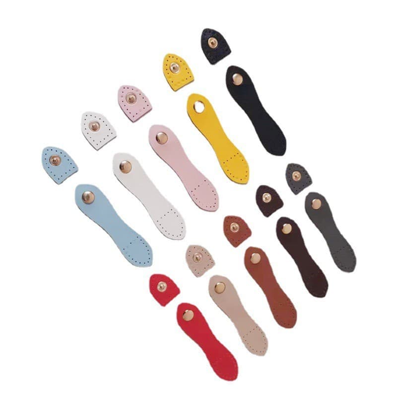 Multi-color Leather Buckle Luggage Hardware Accessories DIY Universal Handbag Lock Buckle 8-Shaped Gourd Snap Button