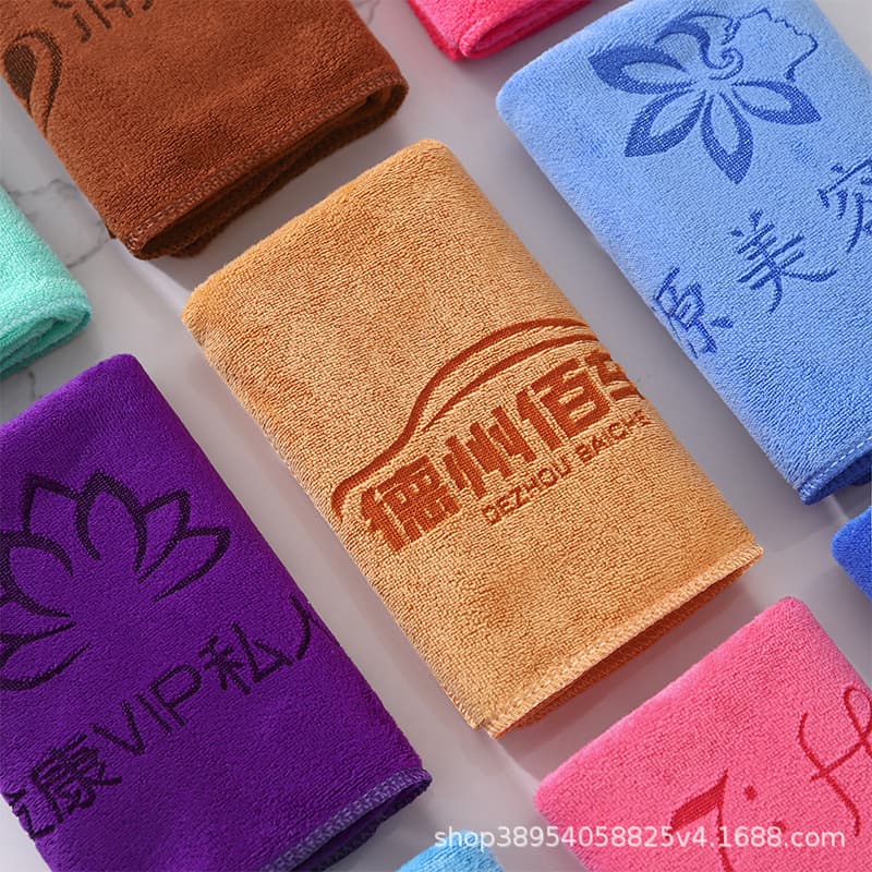 Source factory microfiber sports fitness towel sweat-absorbing quick-dry towel gift advertising logo customization