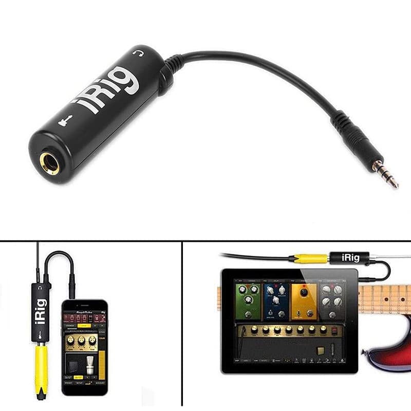 Guitar Effector Guitar Audio Interface iPhone/iPad Guitar Cable Converter Compatible with Apple