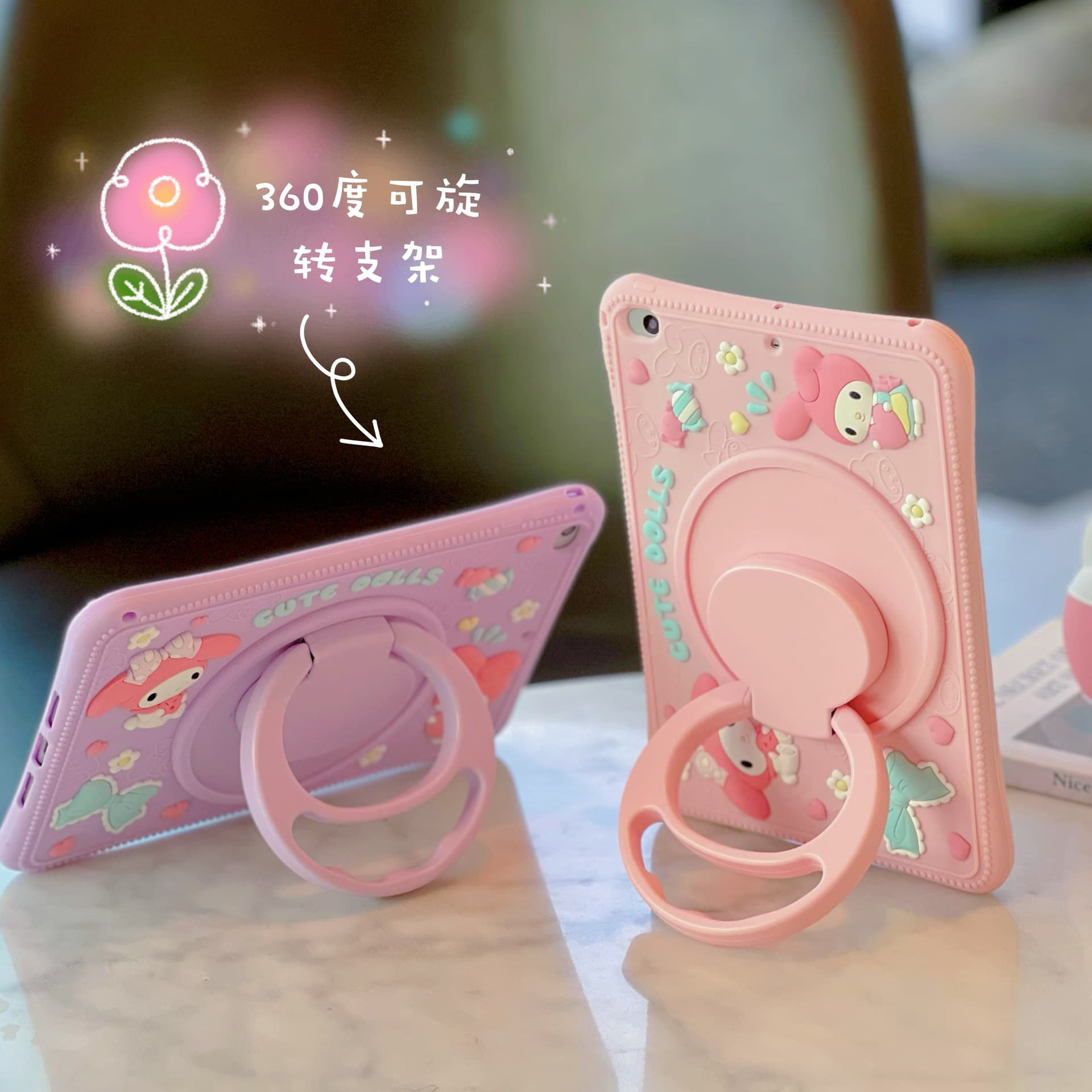 360 rotation Melody suitable for Apple ipad5/10.9/10.2 Huawei v7 Samsung A9T295 Lenovo vivo