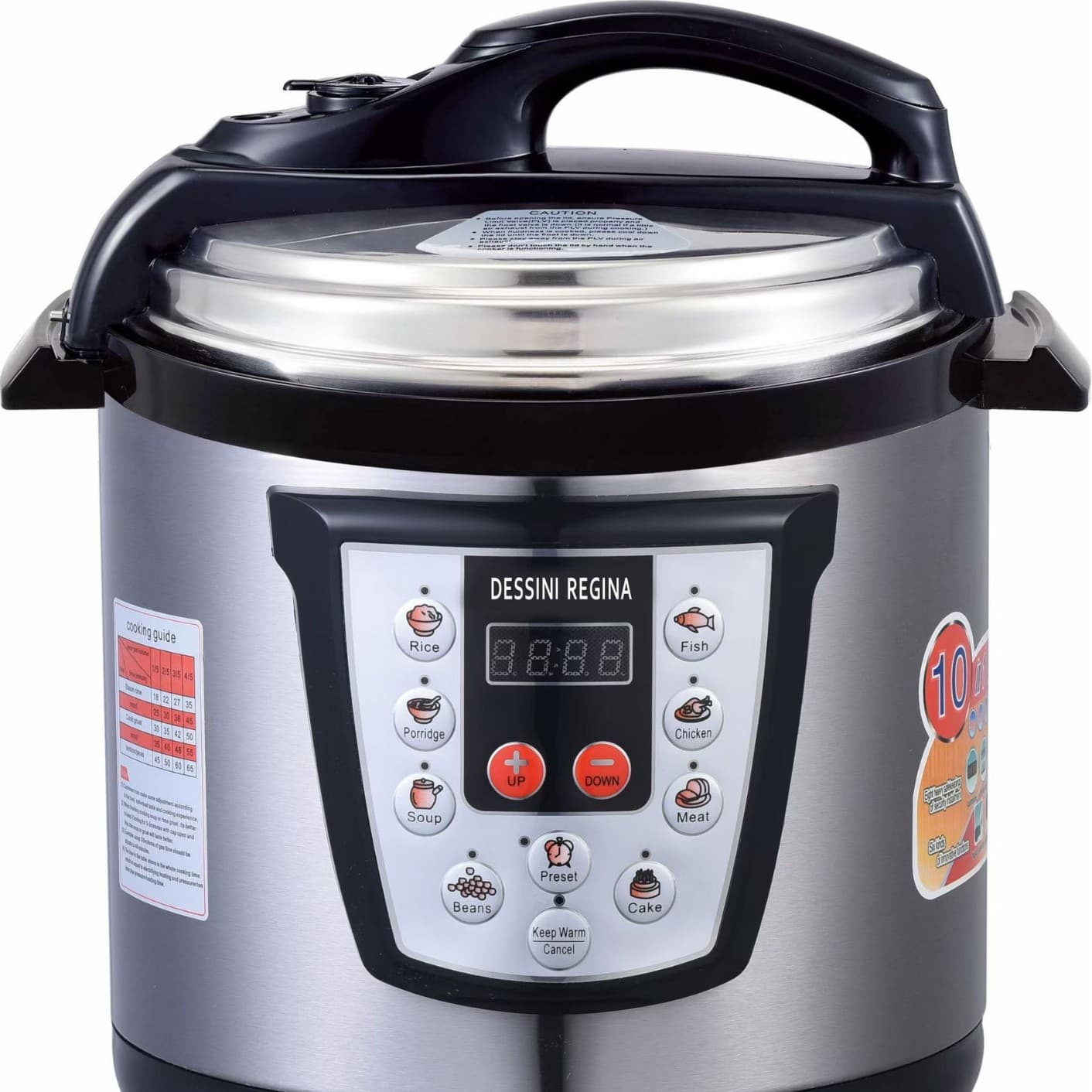 DESSINI REGINA Electric Pressure Cooker 6L Large Capacity Rice Cooker Smart Multi-Function Rice Cooker