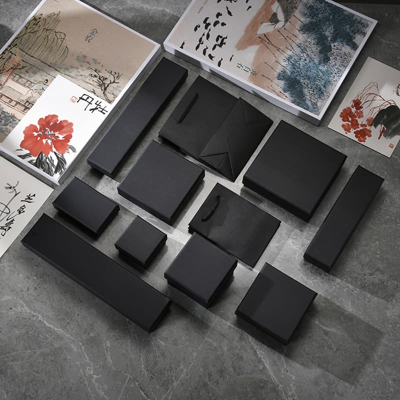 Jewelry Packaging Box Flocked Tray Insert Ring Rolls Pillow For Rings Earrings Bracelets Necklaces