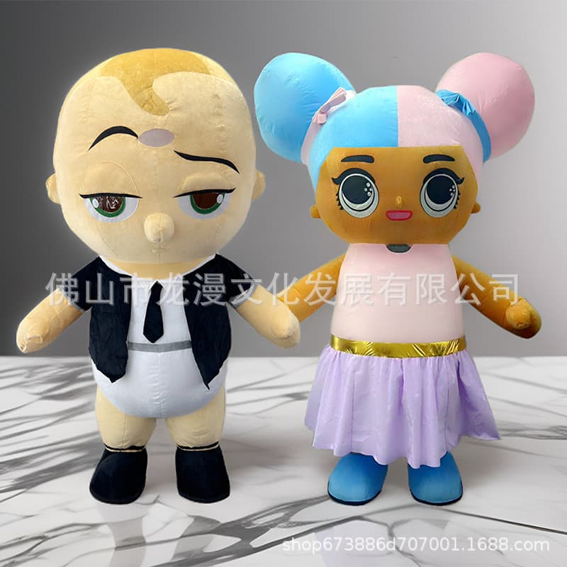 Surprise Doll Costume Arale Princess Inflatable Costume Boss Baby Baby Doll Costume
