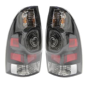 Compatible with Toyota Tacoma 2005-2015 Tail Light Black LED Assembly