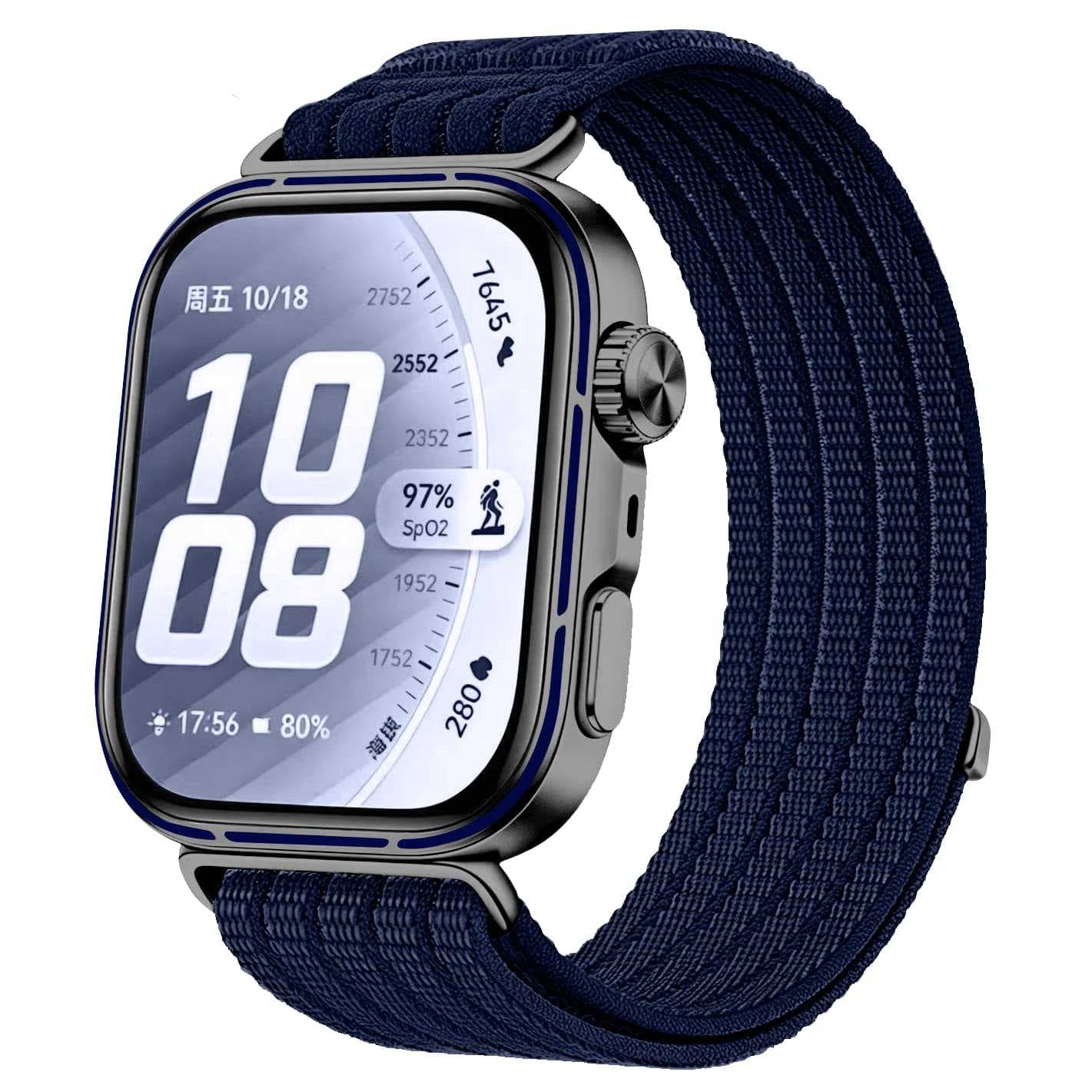 Compatible with Huawei Fit5 Pro Band Cloud Feel Breathable Woven Loop Watch Band for Watch Fit4/Fit3