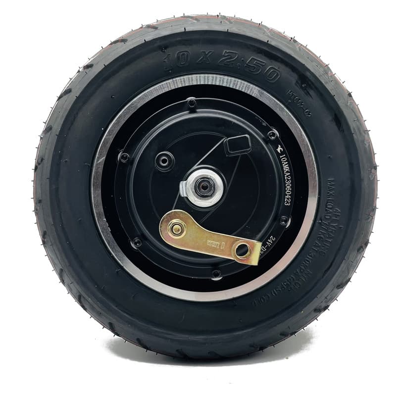 10-inch electric skateboard brushless hub drum brake motor including tire mini electric vehicle motor 350w500w
