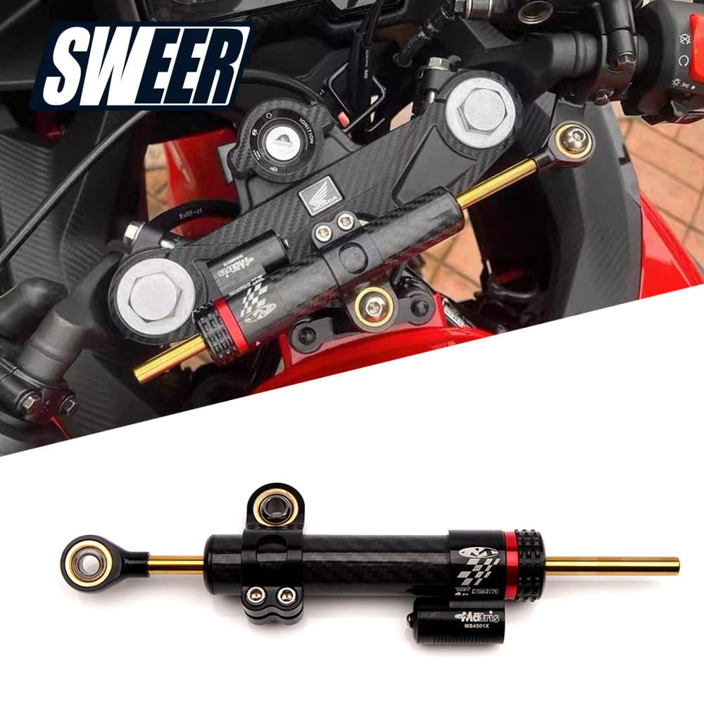 Carbon Fiber Dampers, Motorcycle Balance Bar Directional Stabilizers, Adjustable Titanium Scale Shock Absorbers, Factory Direct Sales