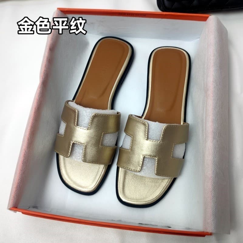 In-Stock Cross-Border Foreign Trade Wholesale Flat Sandals H-Style Versatile Travel Thailand Dubai Beach Casual Slip-On Sandals for Women