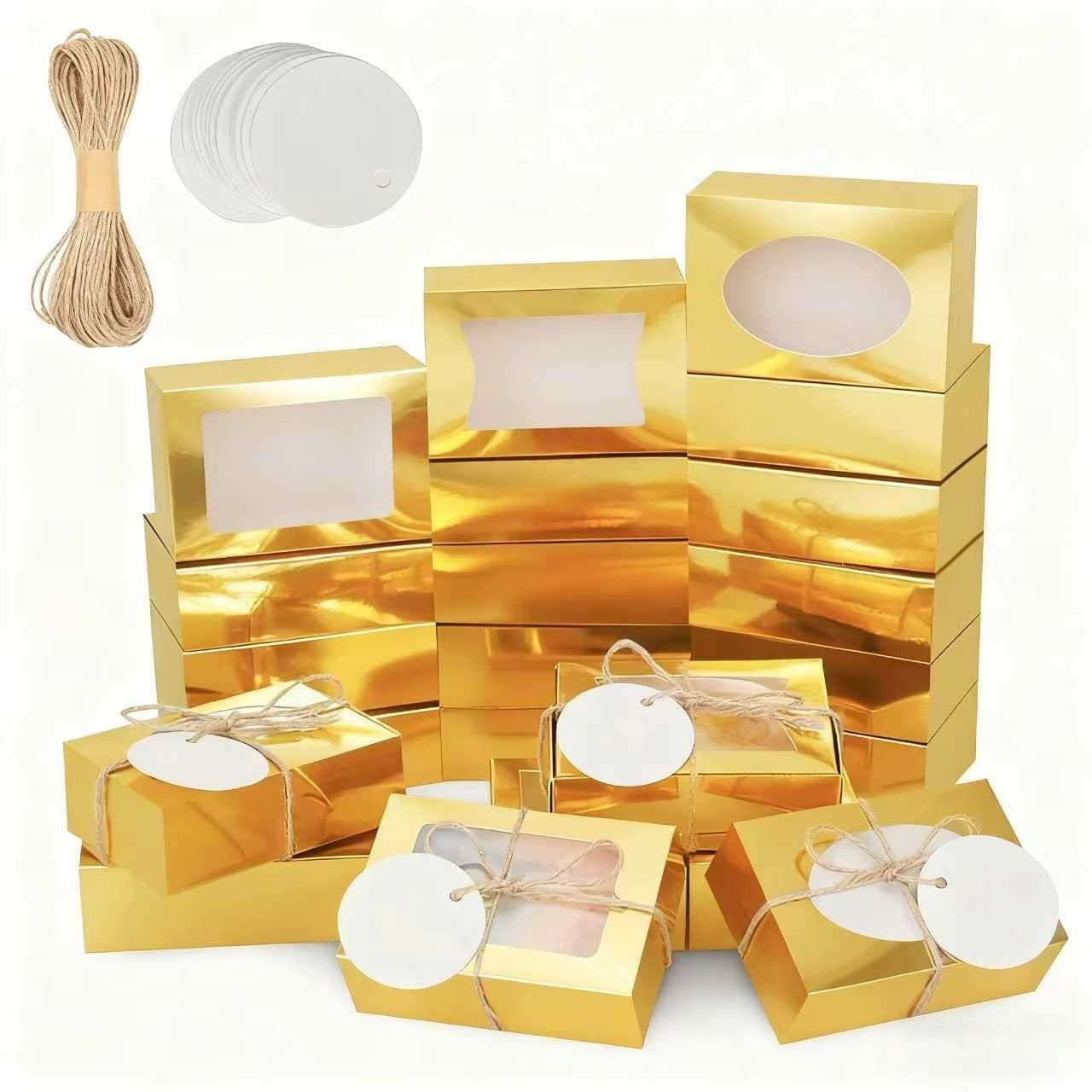 Baking packaging kraft paper white open window cross-border box soap box