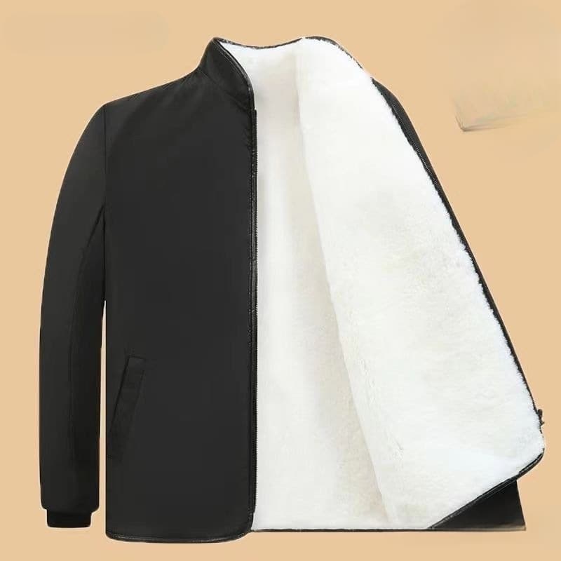 Sheepskin Cotton Jacket for Men and Women, Autumn and Winter New Style Imitation Sheepskin Fur-Integrated Wool Jacket, Imitation Sheepskin Top Warm Windproof Thick Custom