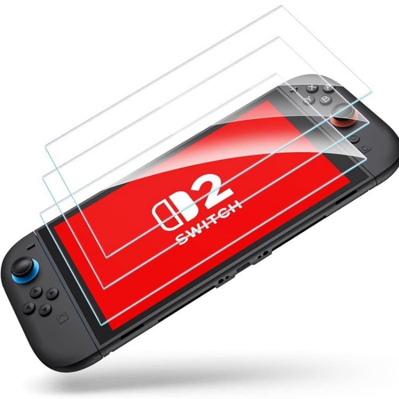 High-Definition Full-Screen Tempered Glass Screen Protector for Nintendo Switch OLED, Switch 2nd Generation
