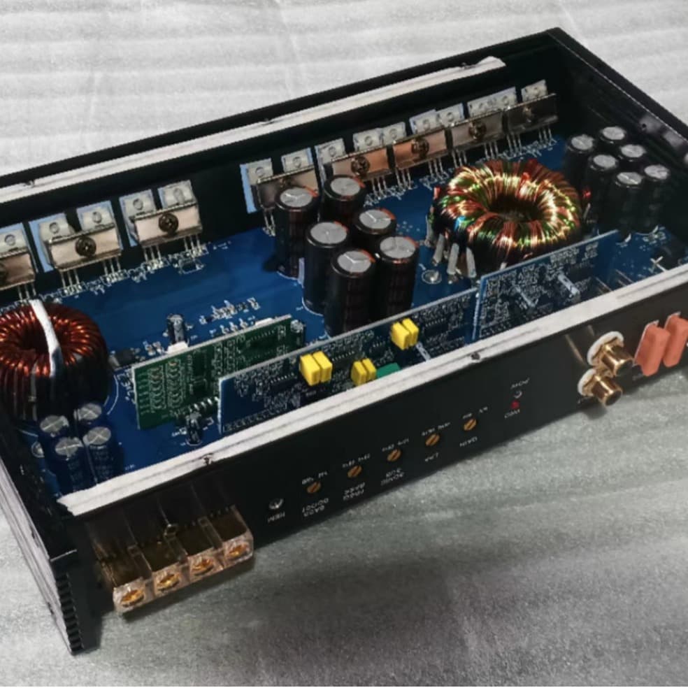 2026 Model 1200W Class D Monoblock Car Amplifier / Digital Bass Amplifier / Subwoofer Amplifier