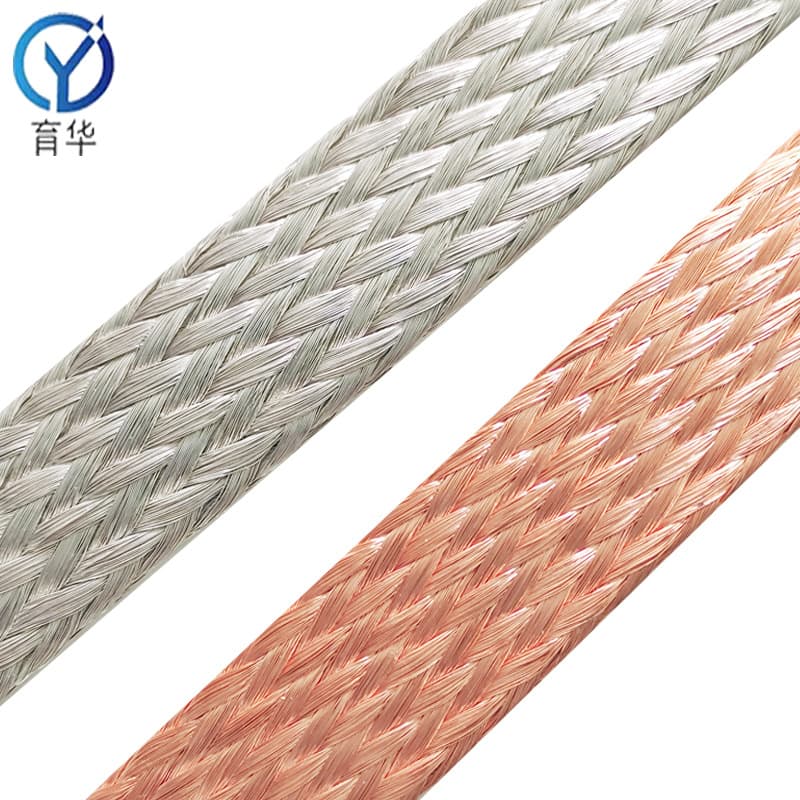 Source factory supplies 16/25 square millimeter lightning protection grounding conductive tin-plated soft copper wire, tin-plated copper braided wire.