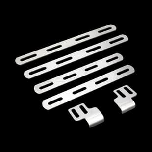 Aluminum Alloy Tail Box Rivet Screw Accessories Upper/Lower Bracket Feet Hinges Backrest Key Stainless Steel Lock Pull Cord Reflective Sticker