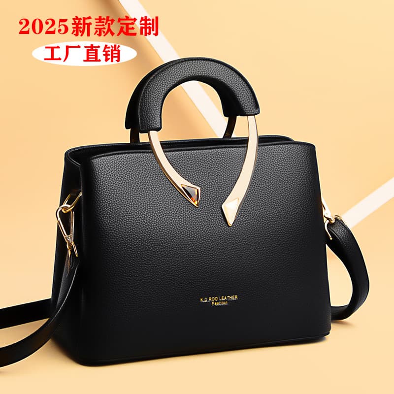 Factory Custom Women's Bag 2025 New Style Simple Crossbody Shoulder Bag Women's Fashion Handbag Large Capacity Bag Drop Shipping