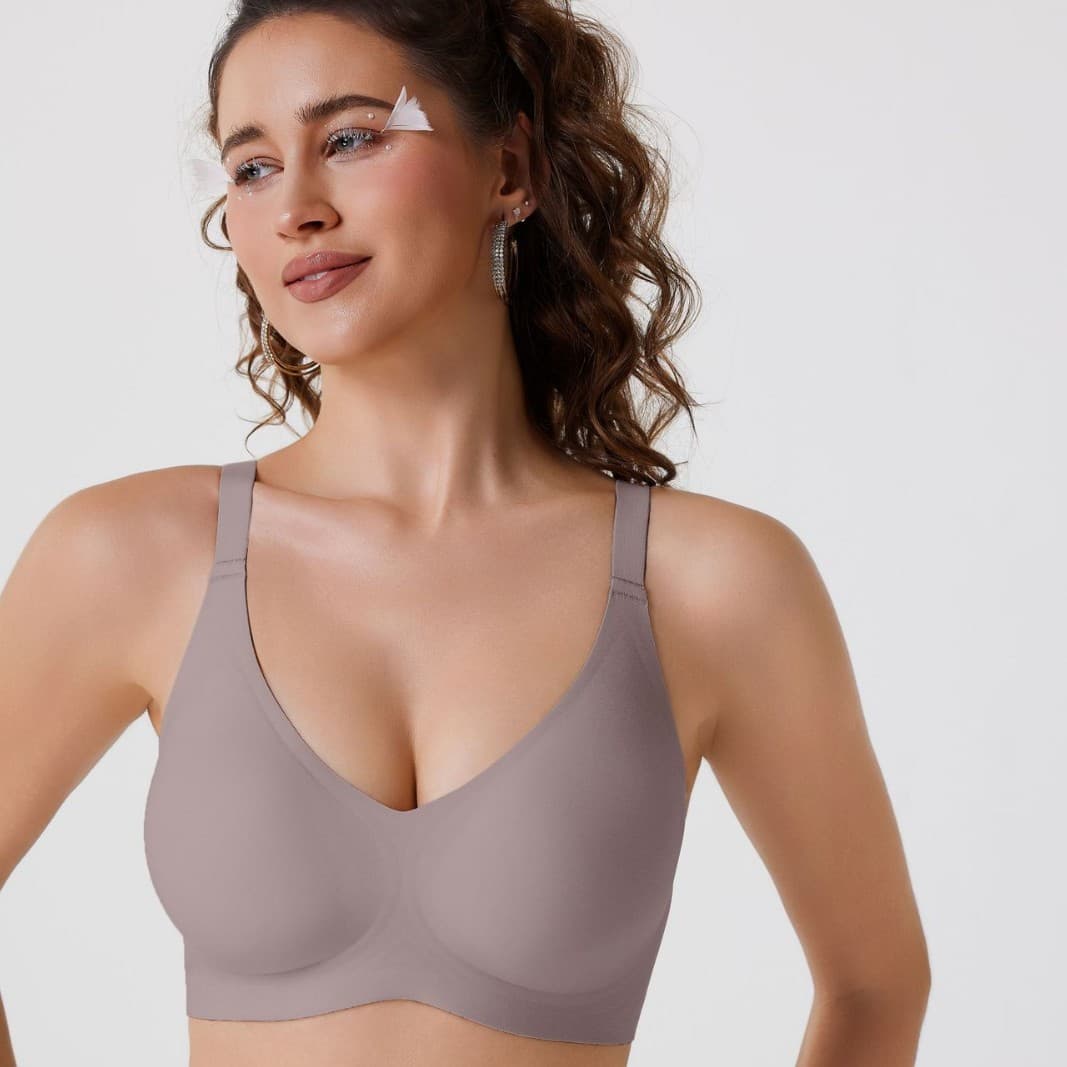 European Station Cross-Border Exclusive Bra, European & American Size Seamless Bra, Wire-Free Bra, Amazon Best-Seller, English Label