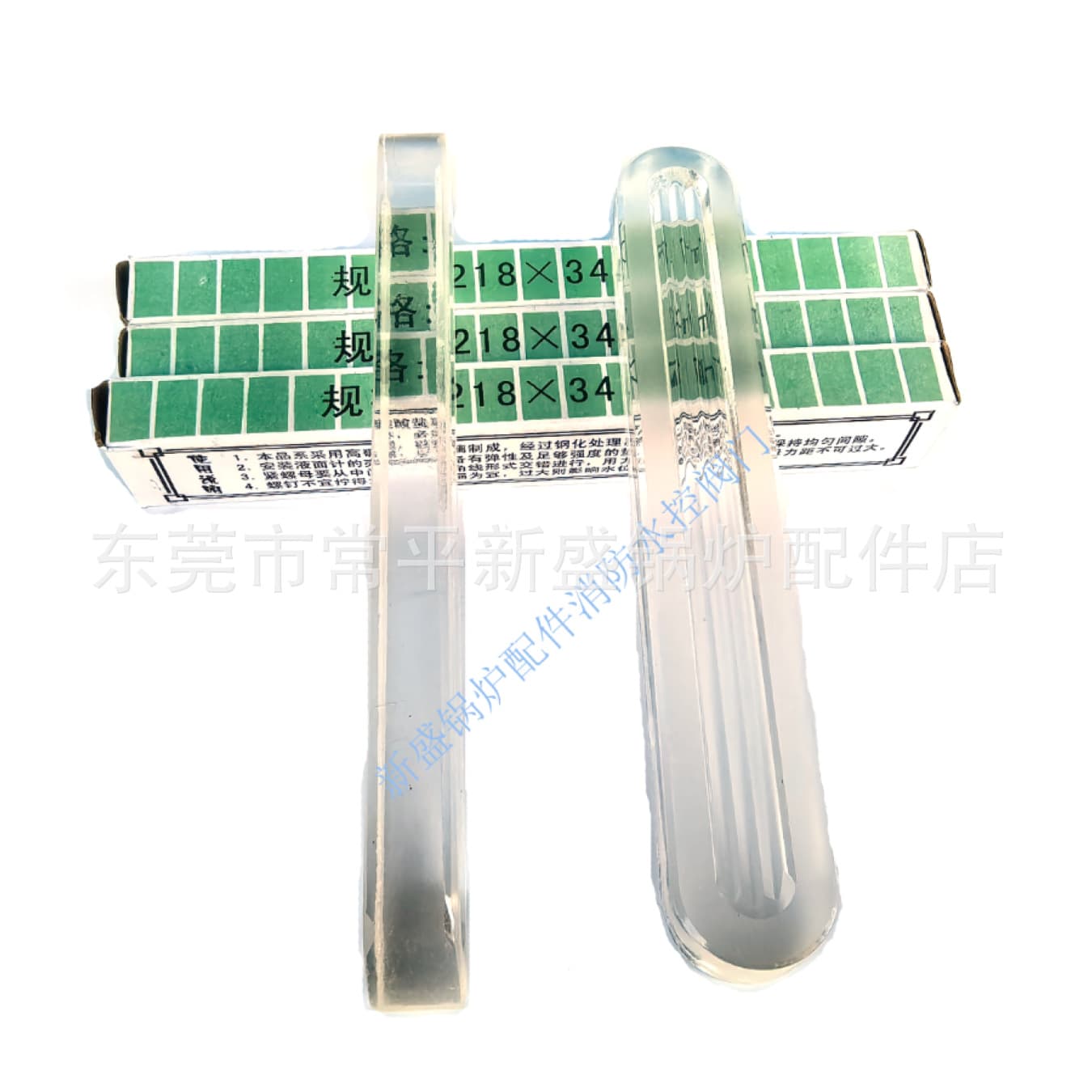 Boiler flat level gauge liquid level glass various specifications multi-groove glass water level gauge 218*34*17