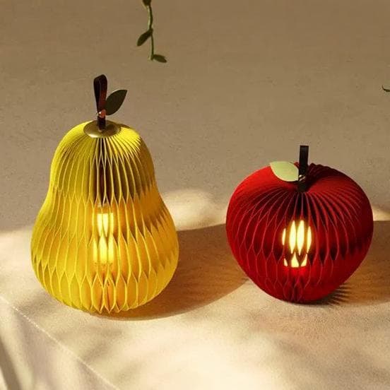 Accordion Fold Honeycomb Paper Lantern. Honeycomb Sticker Paper Lantern. Foldable Paper Lantern