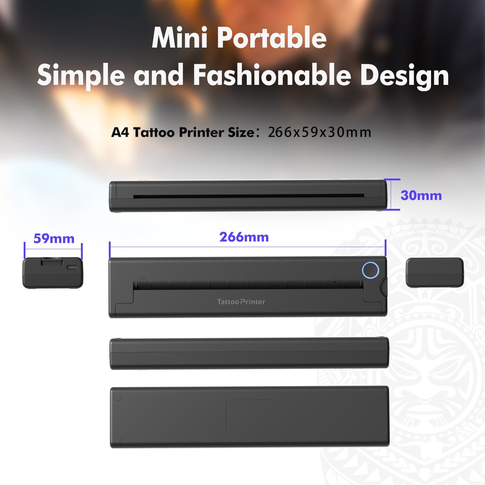 Nuo Jiao Tattoo Transfer Machine Professional Tattoo Line Art Printer Stencil Copy Hand-drawn Transfer Paper Machine