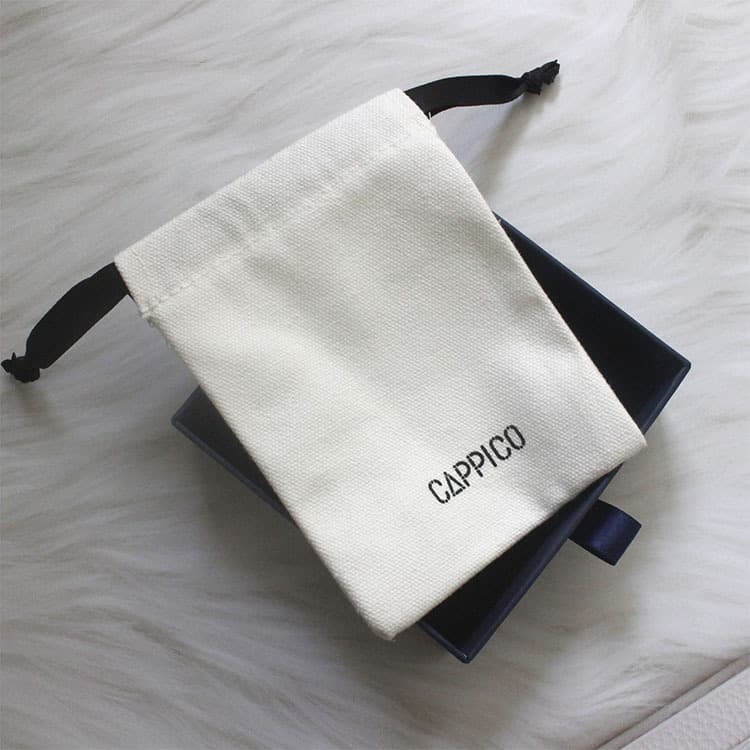 Ready Stock Pure Cotton Bag Jewelry Storage Drawstring Cotton Linen Pouch Cultural Gift Sachet Packaging Canvas Bag