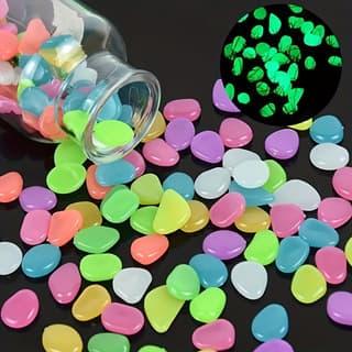 1cm glow-in-the-dark stone, luminous pebble, factory natural stone, cross-border exclusive supply for gardens, aquariums, landscaping, archaeological sites, fluorescent stone
