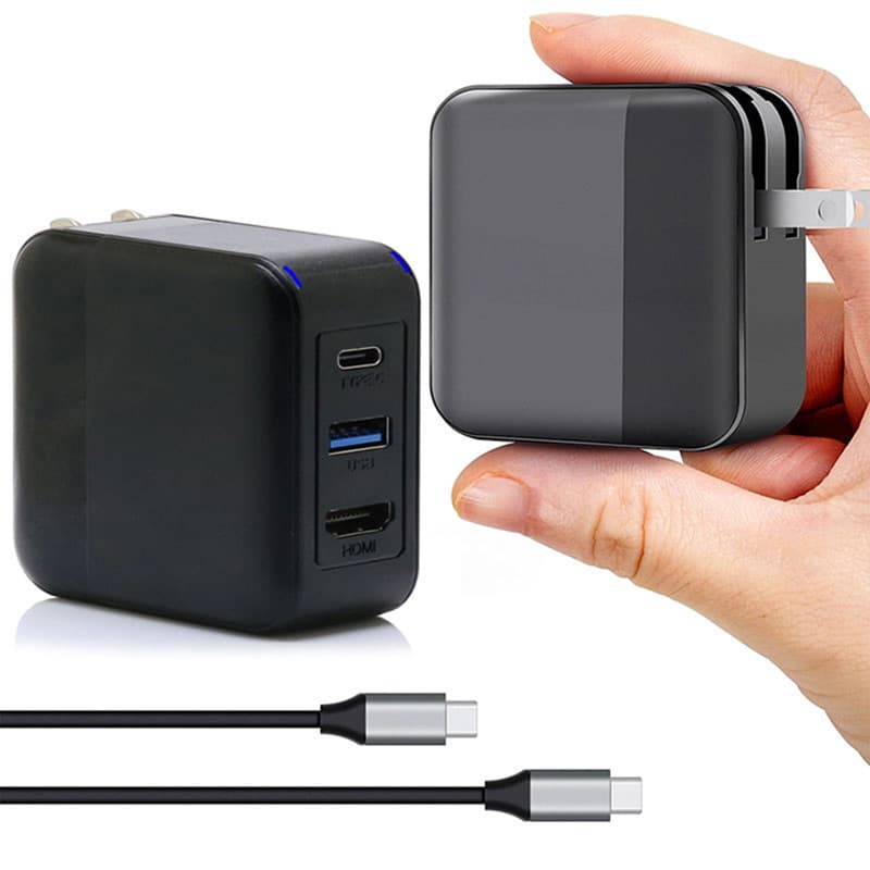 Switch 2 Power Supply + Dock 2-in-1 Compatible with Switch 1 Screen Casting Dock 65W 4K HD