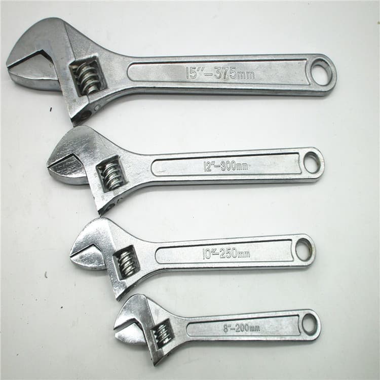 Wholesale 6-24 inch adjustable wrench large opening wrench quick manual adjustable wrench adjustable wrench wholesale