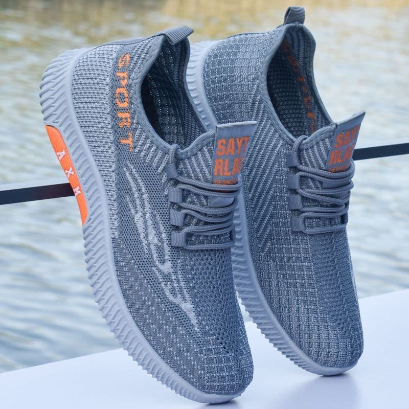 Spring Old Beijing Cloth Shoes for Men, Casual Shoes, Middle-Aged and Elderly Mesh Breathable Sports Shoes, Walking Shoes for Seniors