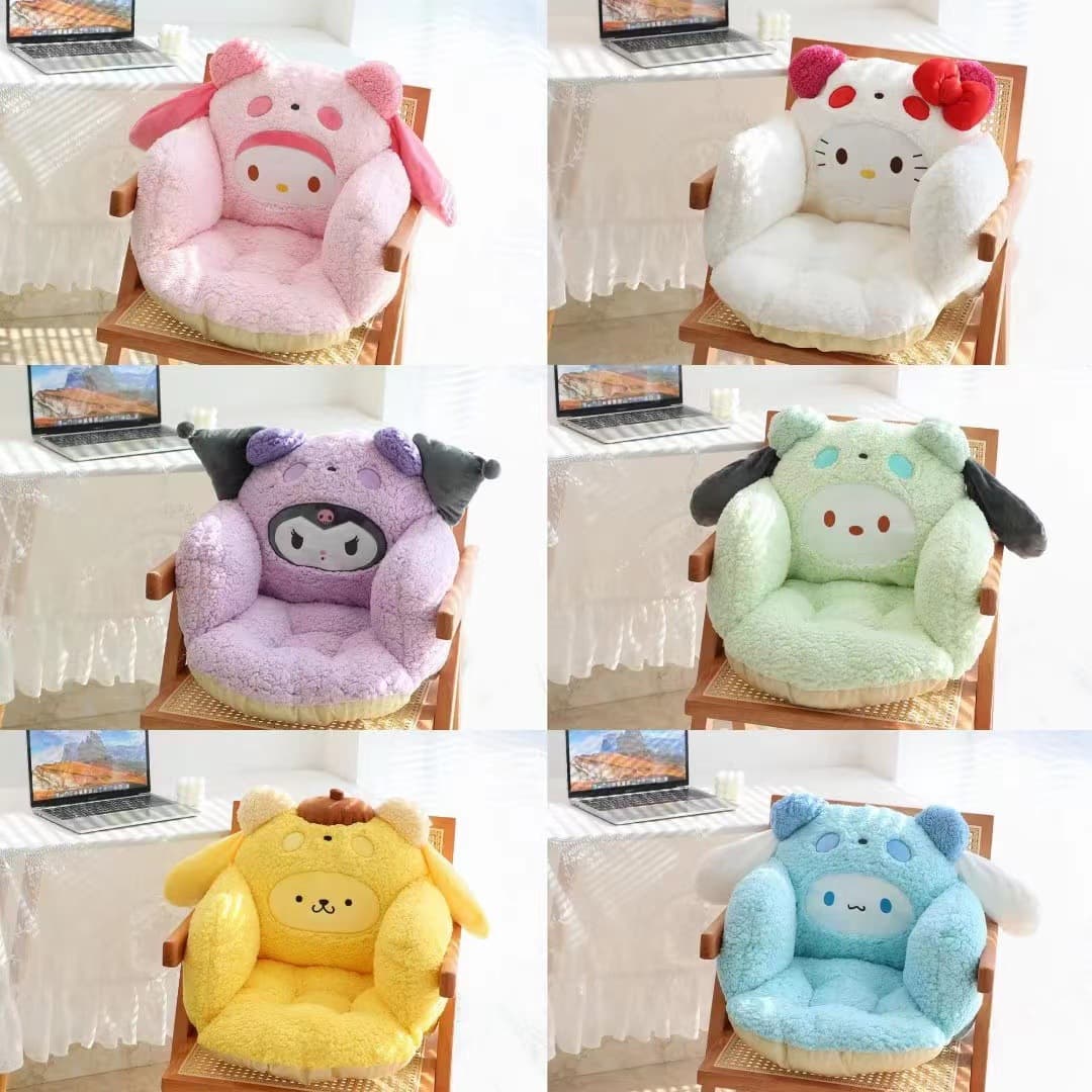 Cross-border winter plush thickened Pacha dog cute wind warm seat student classroom thickened cushion cushion all inclusive