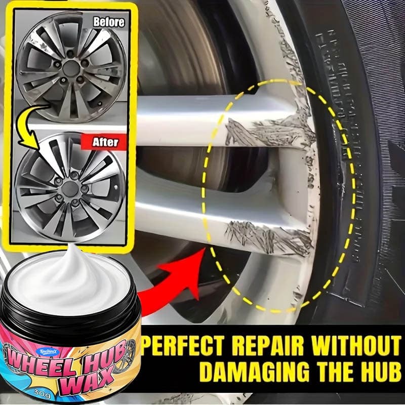 KineShineXKineShineX Car Wheel Scratch Repair Kit Refurbishes and Polishes Car Wheel Scratches